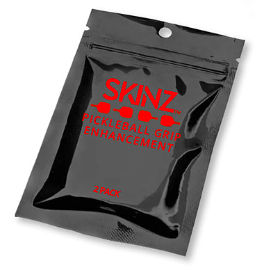 Black packaging of Skinz Pickleball Grip Enhancement